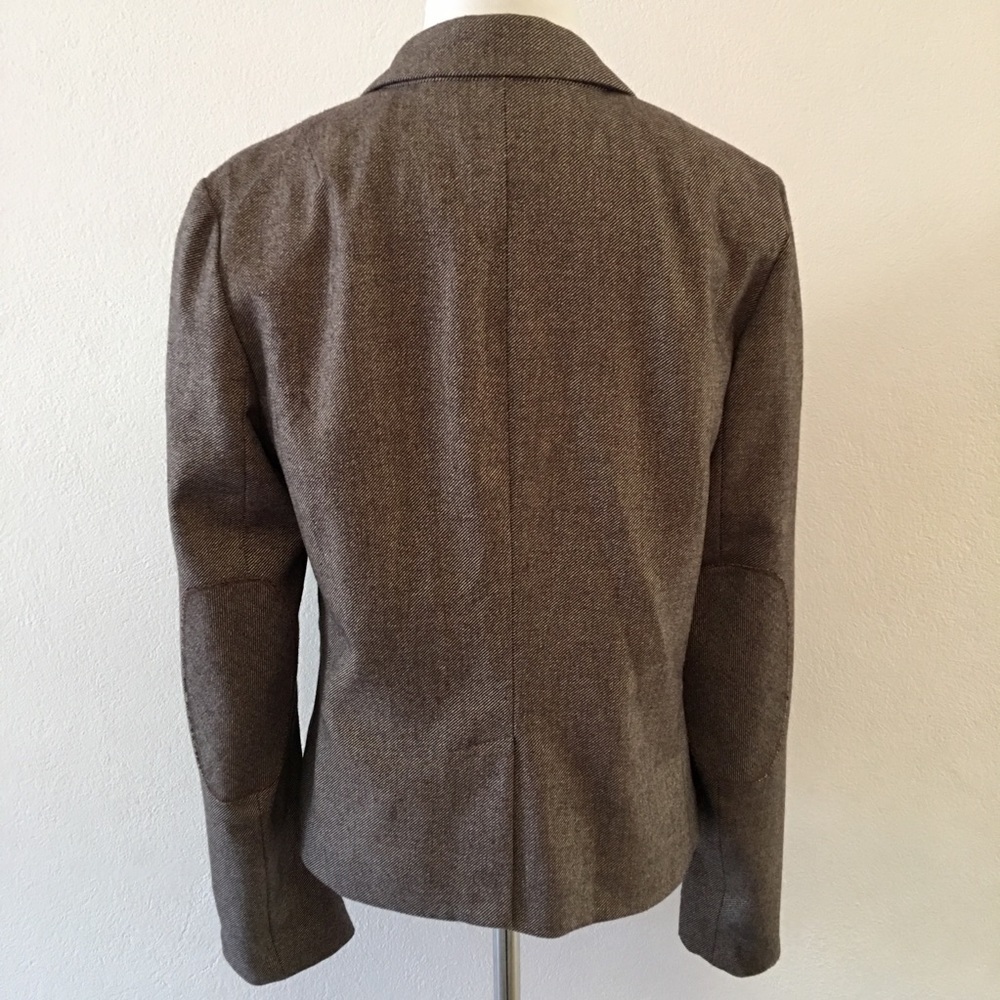 Gap The Academy Blazer Brown Jacket Size 8 - Picture 6 of 8